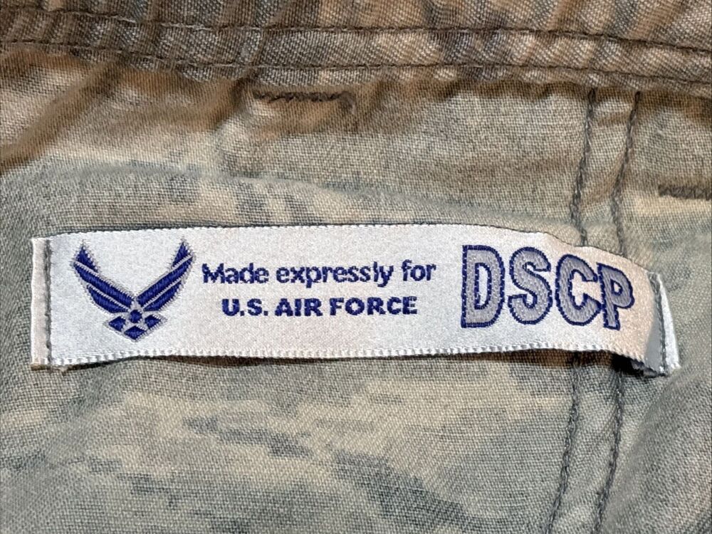 USAF Mens Utility Trouser Air Force Digital Camo 34R DSCP 34x34 Elastic Waist
